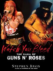 Cover of: Watch You Bleed by Stephen Davis