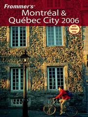 Cover of: Frommer's Montreal & Quebec City 2006 by Herbert B. Livesey