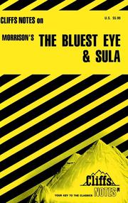 Cover of: CliffsNotes on Morrison's The Bluest Eye & Sula by Rosetta James