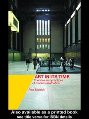 Cover of: Art In Its Time by Paul Mattick