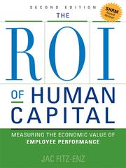 Cover of: The ROI of Human Capital