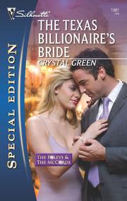 Cover of: The Texas Billionaire’s Bride by Crystal Green