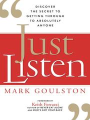 Cover of: Just Listen | Mark Goulston