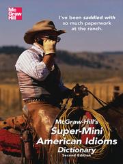 Cover of: McGraw-Hill's Super-Mini American Idioms Dictionary by Richard A. Spears