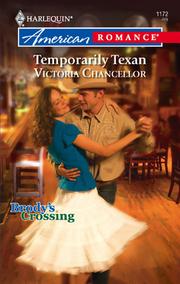 Cover of: Temporarily Texan | Victoria Chancellor