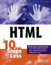 Cover of: HTML in 10 Simple Steps or Less
