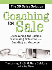 Cover of: Coaching the Sale by Timothy E. Ursiny