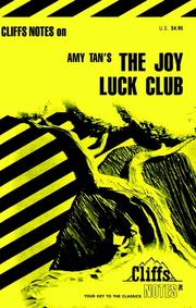 Cover of: CliffsNotes on Tan's The Joy Luck Club by Laurie Rozakis