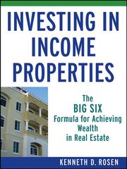 Cover of: Investing in Income Properties