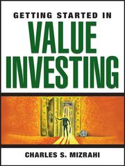 Cover of: Getting started in value investing