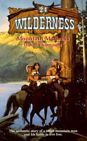 Cover of: Mountain Madness (Wilderness , No 24) by David Thompson