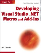 Cover of: Developing Visual Studio .NET Macros and Add-Ins by Jeff Cogswell