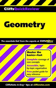 Cover of: CliffsQuickReview Geometry by Edward Kohn, Edward Kohn