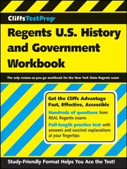 Cover of: CliffsTestPrep Regents U.S. History and Government Workbook | American BookWorks Corporation