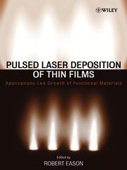 Cover of: Pulsed Laser Deposition of Thin Films by Robert Eason