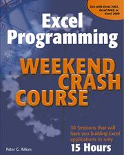 Cover of: Excel Programming Weekend Crash Course by Peter G. Aitken