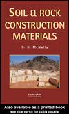 Cover of: Soil and Rock Construction Materials by G. H. McNally, G. H. McNally
