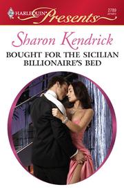 Cover of: Bought for the Sicilian Billionaire's Bed