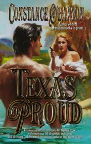 Cover of: Texas Proud by Constance O'Banyon