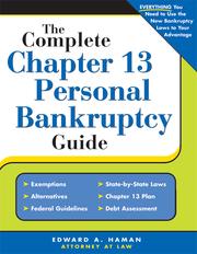 Cover of: Complete Chapter 13 Personal Bankruptcy Guide by Edward Haman