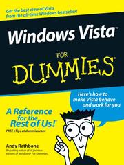 Cover of: Windows Vista For Dummies by Andy Rathbone