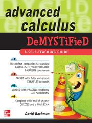 Cover of: Advanced Calculus Demystified by David Bachman