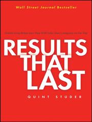 Cover of: Results That Last by Quint Studer, Quint Studer