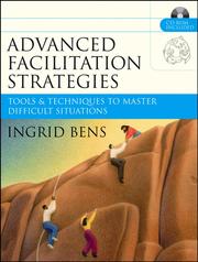 Cover of: Advanced Facilitation Strategies by Ingrid Bens, Ingrid Bens