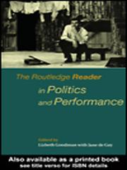 Cover of: The Routledge Reader in Politics and Performance by L. Goodman