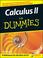 Cover of: Calculus II For Dummies