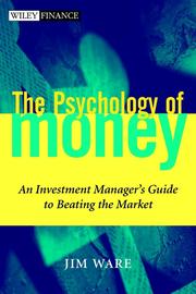 Cover of: The Psychology of Money by Jim Ware