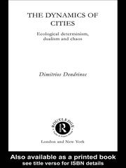 Cover of: The Dynamics of Cities