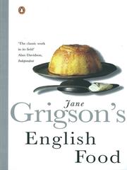 Cover of: Jane Grigson's English Food by Jane Grigson