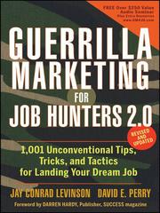 Cover of: Guerrilla Marketing for Job Hunters 2.0 by Jay Conrad Levinson