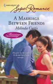 Cover of: A marriage between friends