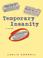 Cover of: Temporary Insanity