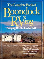 Cover of: The Complete Book of Boondock RVing