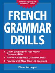 Cover of: French Grammar Drills by Eliane Kurbegov