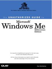 Cover of: The Unauthorized Guide to Windows Millennium