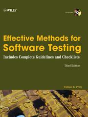 Cover of: Effective Methods for Software Testing by William E. Perry, William E. Perry