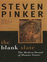 Cover of: The Blank Slate by Steven Pinker