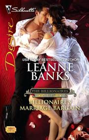 Cover of: Billionaire's Marriage Bargain by Leanne Banks