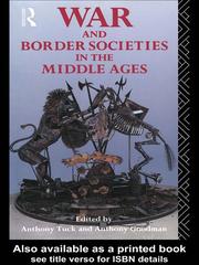 Cover of: War and Border Societies in the Middle Ages