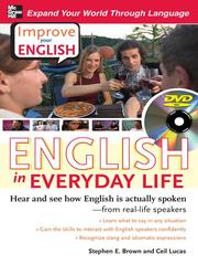 Cover of: Improve Your English by Stephen E. Brown
