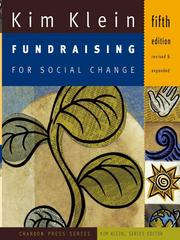 Cover of: Fundraising for Social Change by Kim Klein, Kim Klein