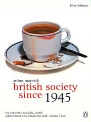 Cover of: British Society Since 1945 by Wendy Simpson