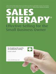 Cover of: Sales Therapy by Grant Leboff, Grant Leboff