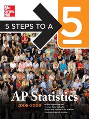 Cover of: AP Statistics, 2008-2009 by Duane C. Hinders