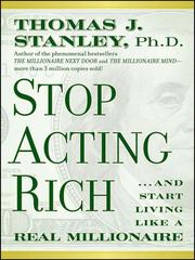 Cover of: Stop Acting Rich by Thomas J. Stanley