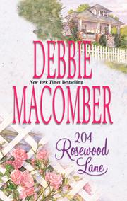 Cover of: 204 Rosewood Lane by Debbie Macomber, Sandra Burr